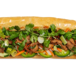 Grilled Pork Bánh Mì Sandwich